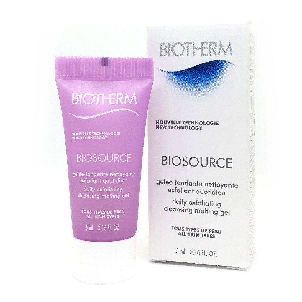 Biotherm Biosource Daily Exfoliating Cleansing Melting Gel 5ml